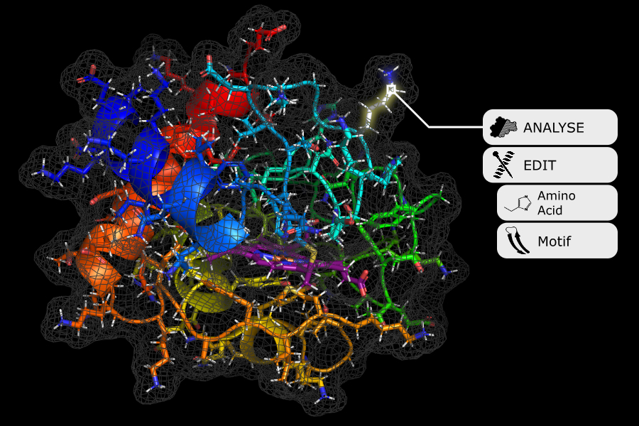 Protein Conformational Adaptation Concept Image